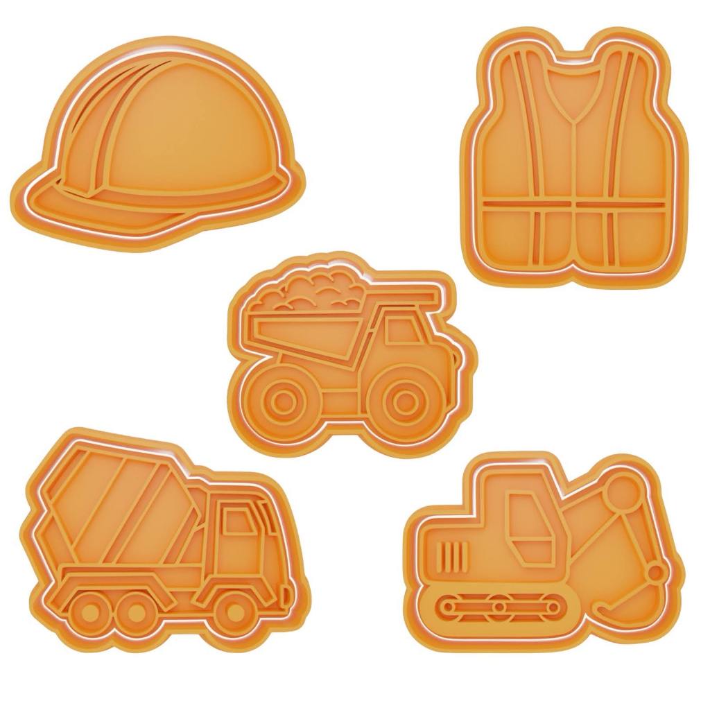 Kit 5 Cortador Marcador Construtor Pedreiro Engenheiro Arquiteto Cookie Americana em Oferta na Shopee