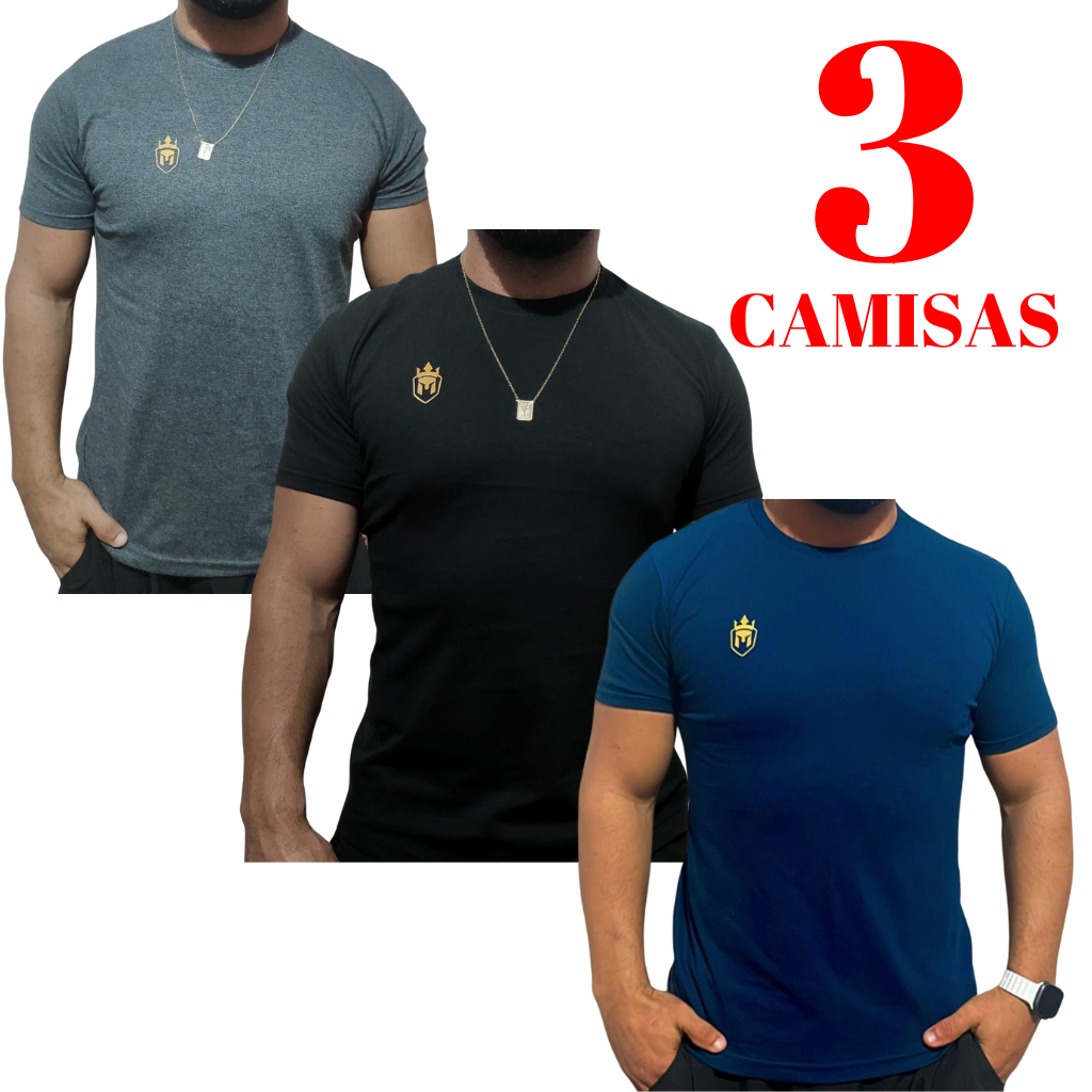 Kit 3 Camisas Imperial Premium