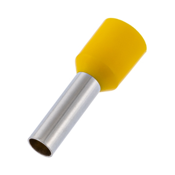 Terminal Elétrico Ilhós Tubular Simples 6mm 100 Pç