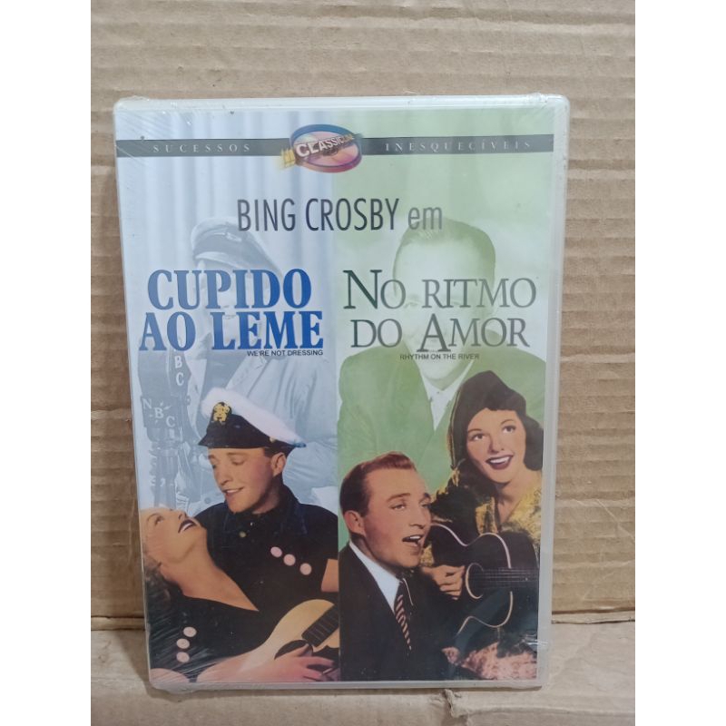 DVD BING CROSBY EM CUPIDO AO LEME+ NO RITMO DO AMOR (ORIGINAL/LACRADO)