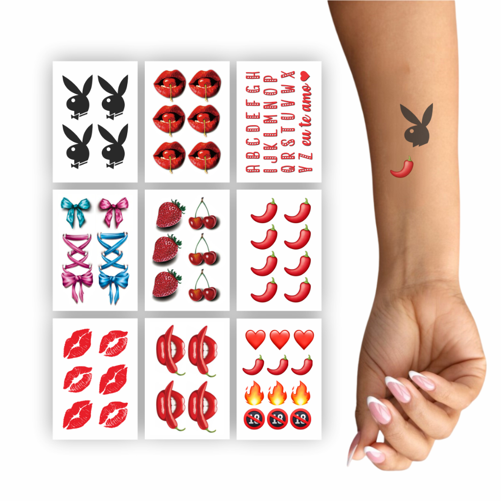 77 Tatuagem Temporária Íntima Depilação | Picante em Oferta na Shopee