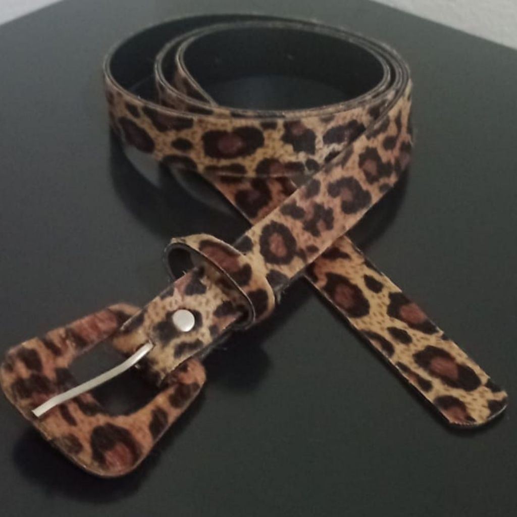 Cinto Oncinha 110cm Fivela Média em Oferta na Shopee