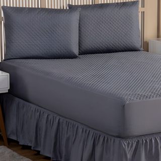 Capa De Colchão Impermeável Queen Protetor com Elástico Cama Box Micromatelada em Oferta na Shopee