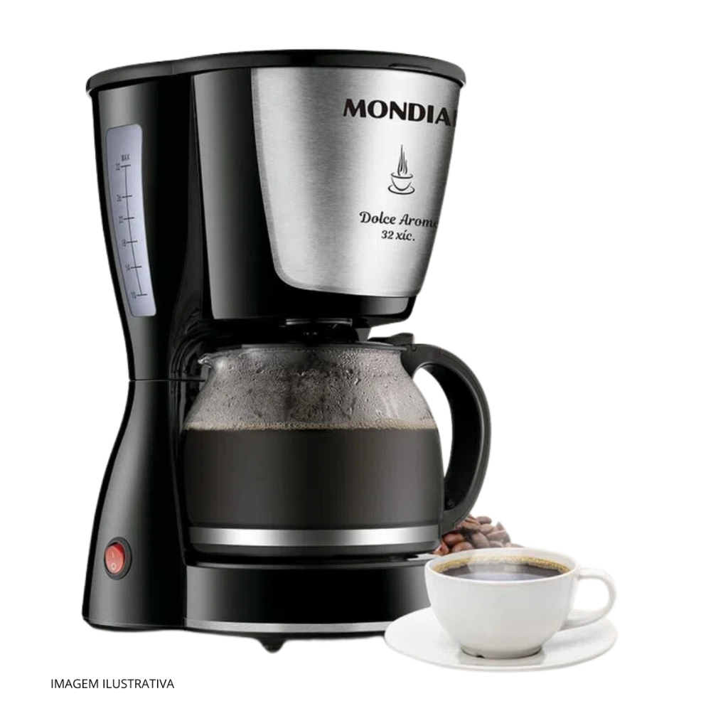 Cafeteira elétrica Mondial Dolce arome C32 32X 800W 110V em Oferta na Shopee