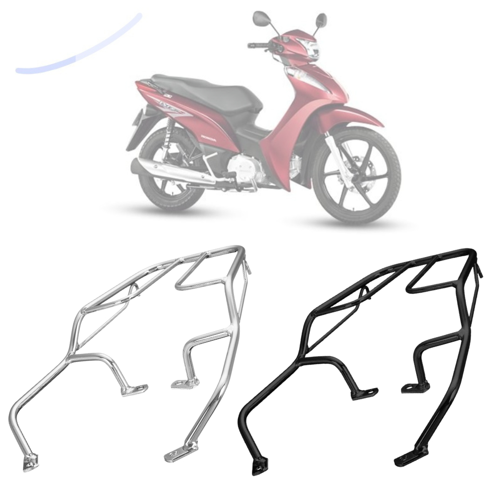 Bagageiro Sansão Churrasqueira Moto Biz 125 2006 a 2010 Pro Tork