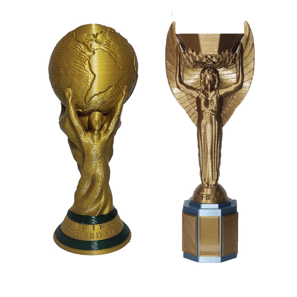 Taça Copa do mundo Atual + Jules rimet futebol 25cm