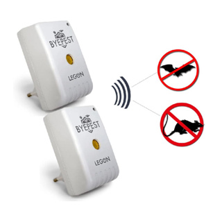Kit 2 Repelente Eletrônico Ratos E Morcegos Byepest Alcance 200m² em Oferta na Shopee
