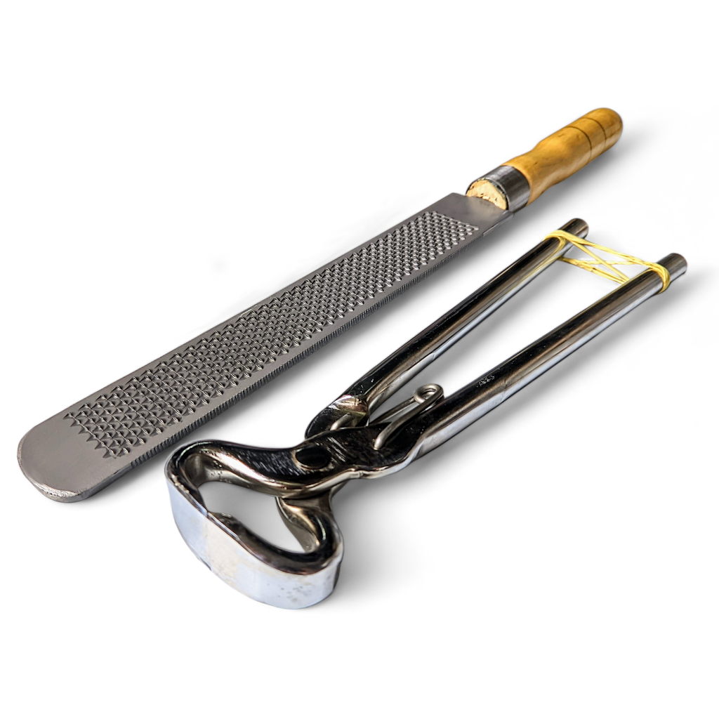 Kit Grosa + Turquesa Turques Para Ferrar Casquear Cavalo
