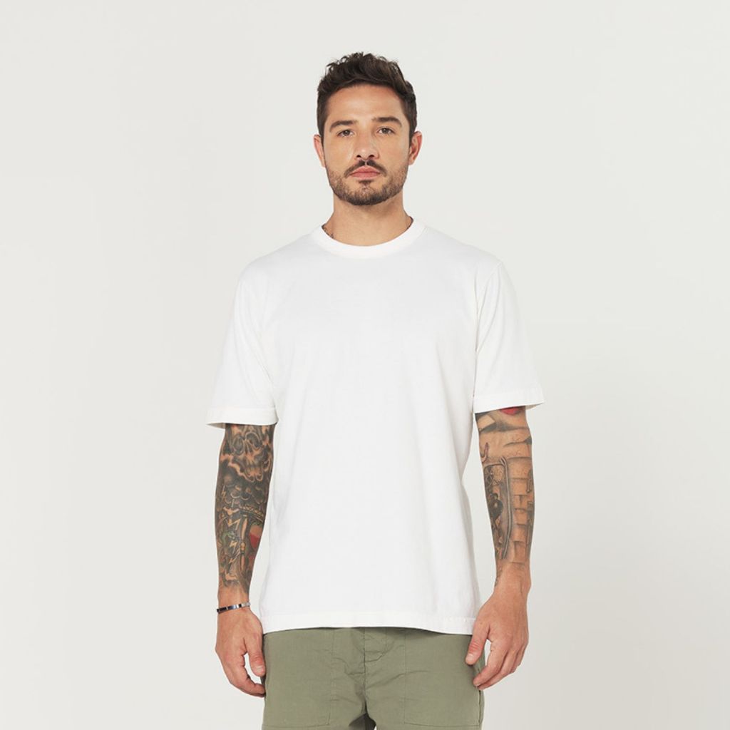 Camiseta Streetwear Heavy Regular Off White - Men Clothes