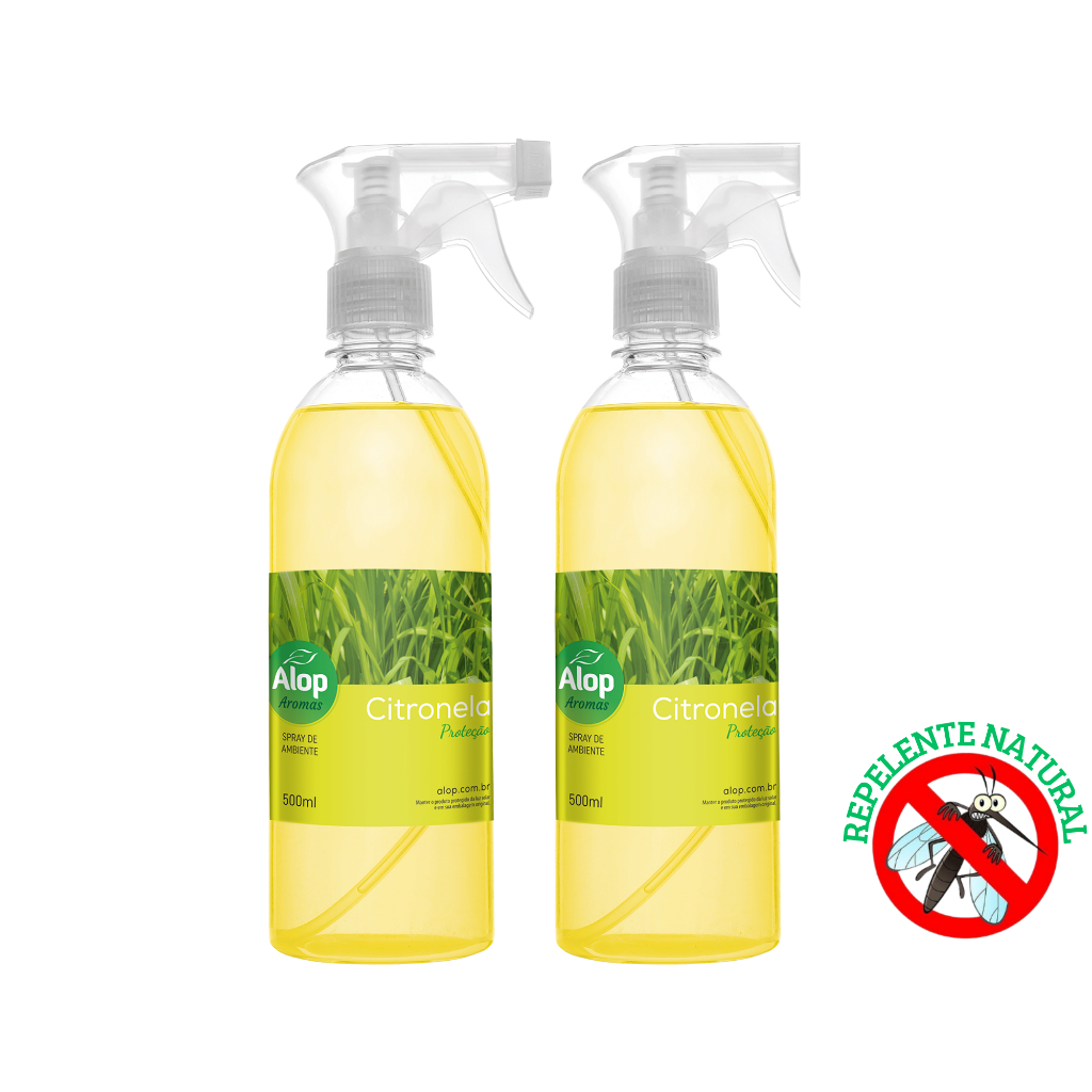 2 HOME SPRAY De Ambiente 500 ml Citronela Repelente Natural Contra Inseto , Mosquito da Dengue