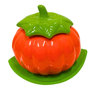 Abóbora Moranga Grande Com Tampa e Prato De Cerâmica Decoração Cozinha em Oferta na Shopee