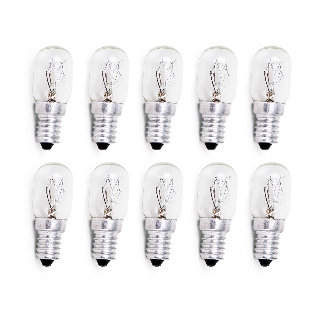 Kit 10 Lâmpadas E14 15w Para Geladeira Fogão