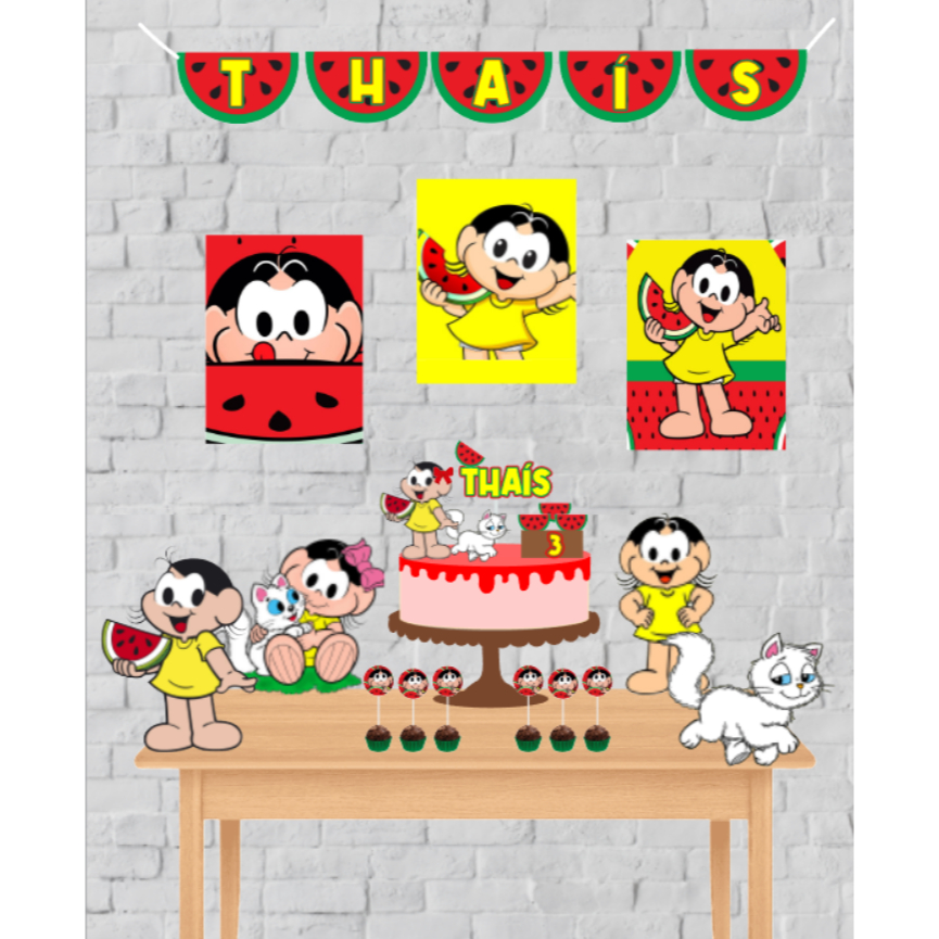 ENVIO RÁPIDO | Kit Festa Magali | Personalizados | Lembrancinhas | Festa infantil | Aniversário | Kit Só um Bolinho