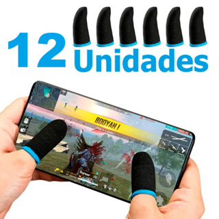 Kit 12 Luva de Dedo Anti Suor Para Jogos Free Fire Pubg Mobile Call Of Duty Fortnite Celular Fps em Oferta na Shopee