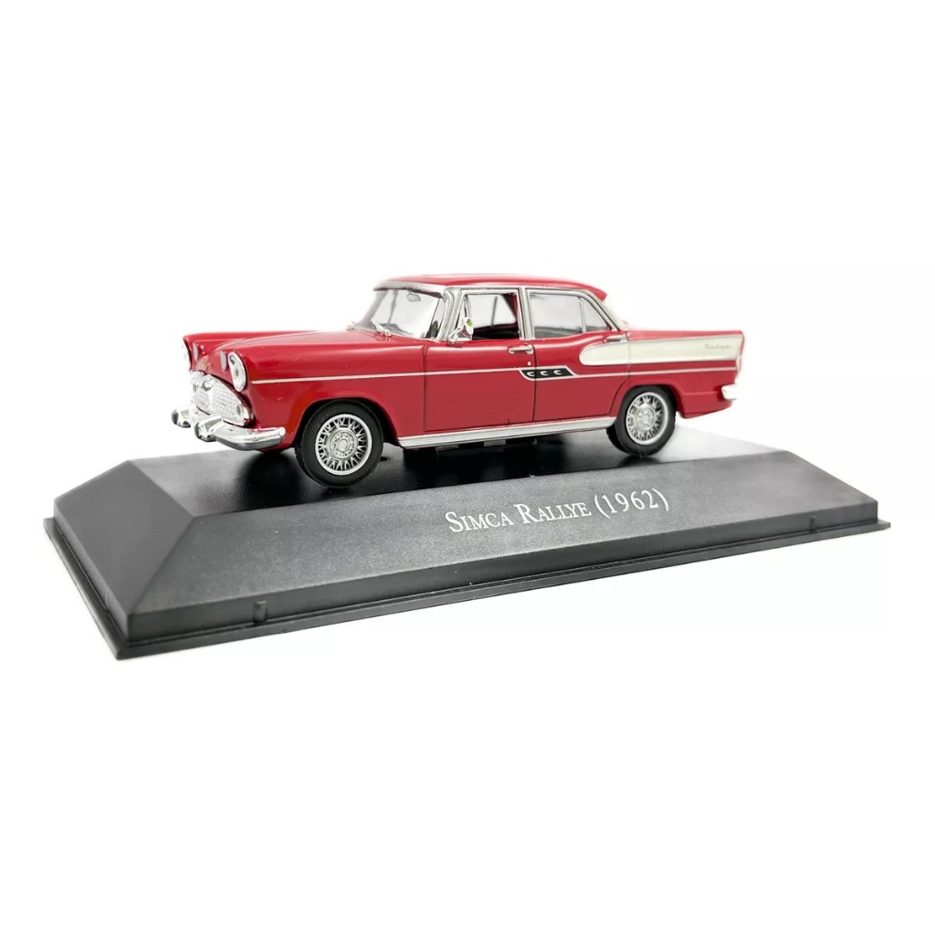 MINIATURA - ESCALA 1:43 - CARROS / VEÍCULOS INESQUECÍVEIS DO BRASIL - SIMCA RALLIE 1962