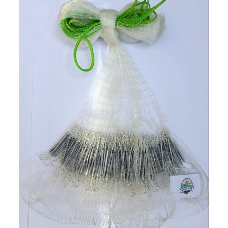 Tarrafa De Pesca 25mts Fio 0.40 Malha 2.0(4cm a Malha Inteira)Altura 3.12