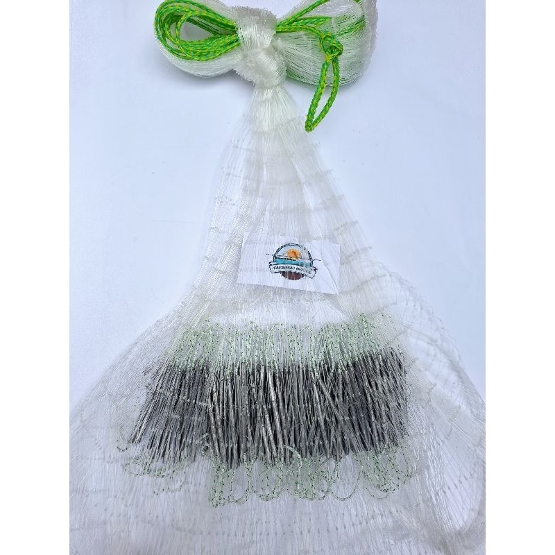 Tarrafa de Pesca Tilapia Malha 3.0(6cm)Fio 0.50 Altura 1.90 12mts