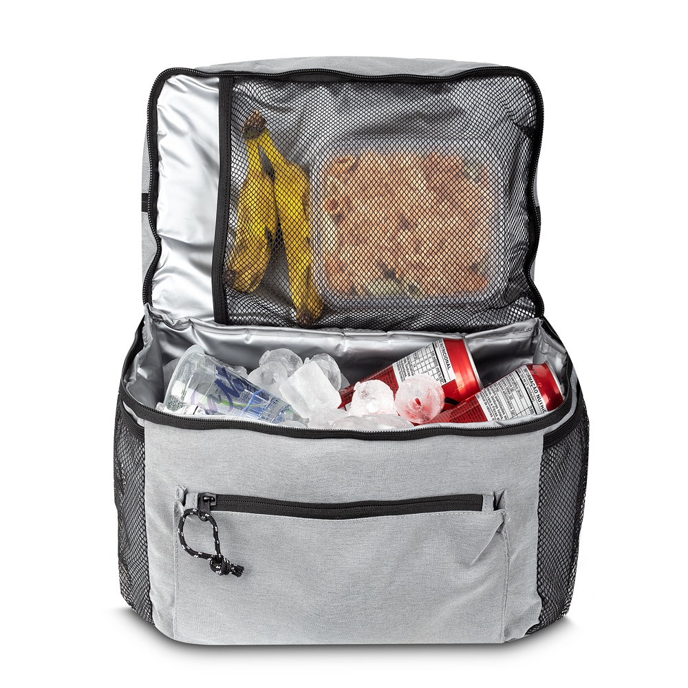 (PROMOÇÃO) Mochila com compartimento térmico em tecido poliéster
