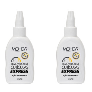 Kit Com 2 REMOVEDOR DE CUTÍCULAS EXPRESS MOHDA 35ml em Oferta na Shopee
