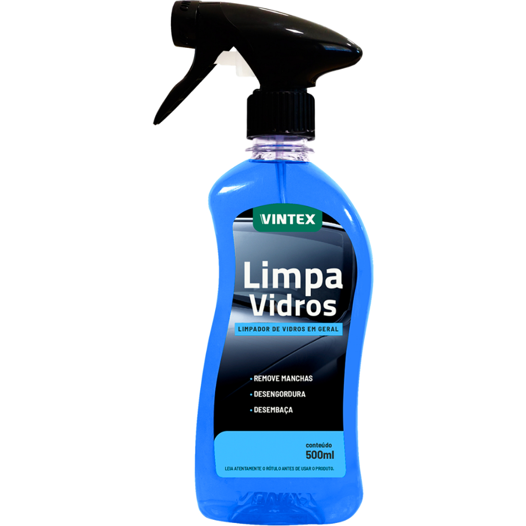 Limpa Vidros e Acrílicos Remove Manchas Desembaça 500ml Vintex em Oferta na Shopee