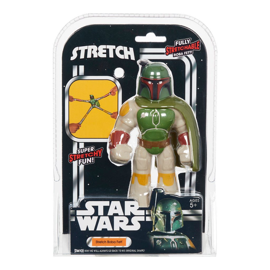 Boneco Elástico Boba Fett Star Wars Goo Jit Zu Stretch - Sunny 3494 - Hobbies & Collections