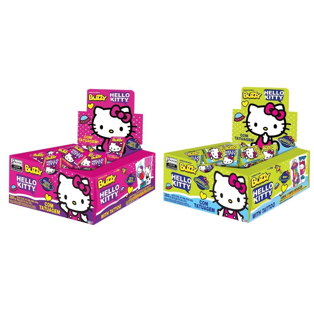 KITS CHICLETE HELLO KITTY - ALEGRE SUA FESTA TEMÁTICA!! em Oferta na Shopee