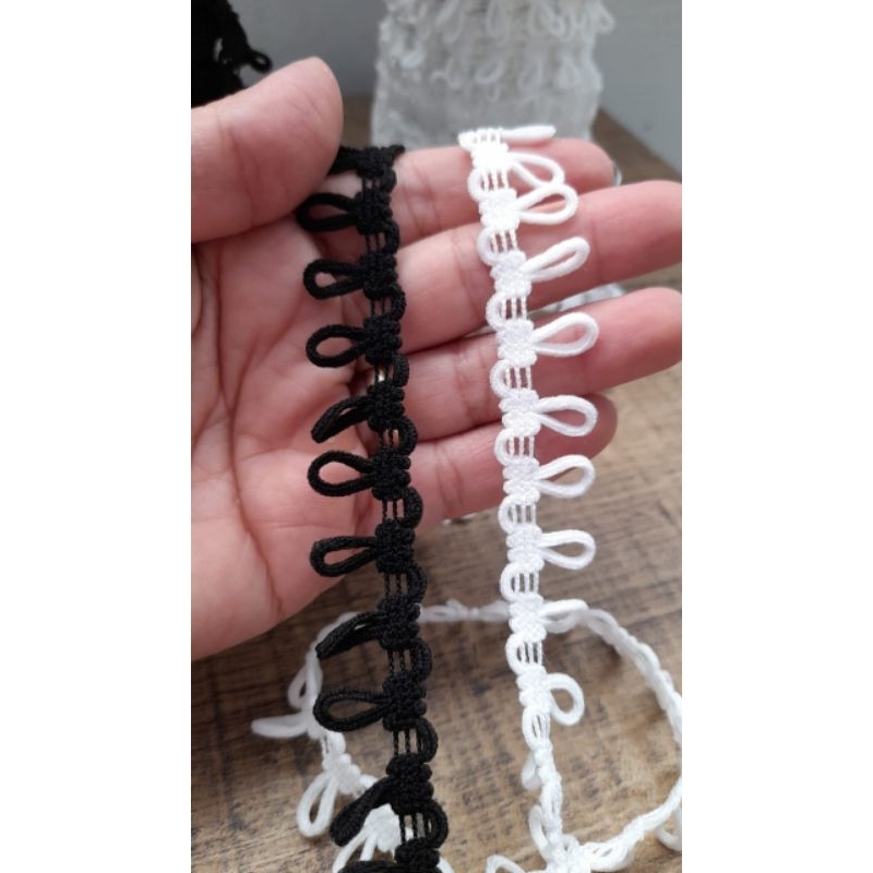 50 mts de Casinha de botão com elastano/ ou 10 mts/ Casinha de noiva em Oferta na Shopee