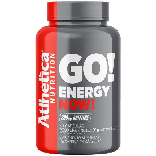 Go! Energy Now Cafeína 60caps - Atlhetica Nutrition