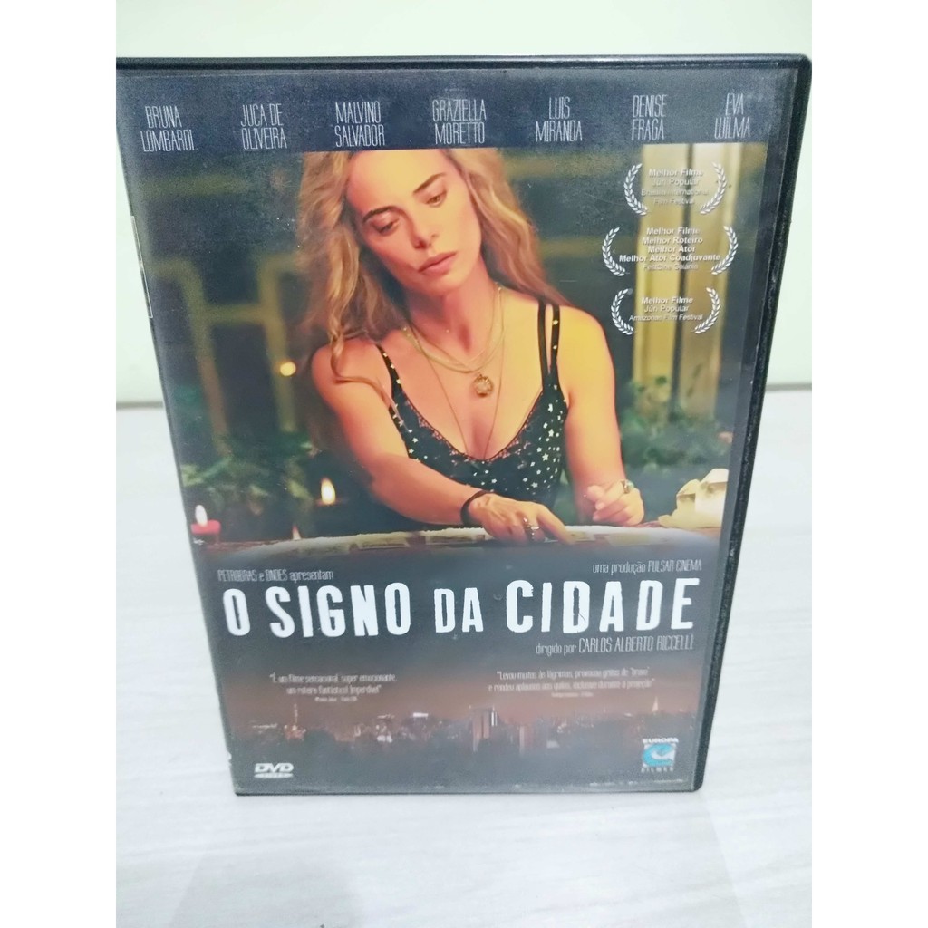Dvd O Signo Da Cidade (2007) Bruna Lombardi Original