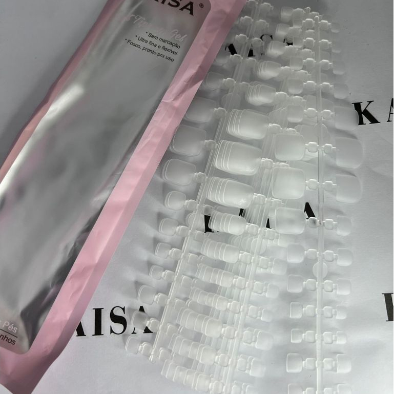 Postiça para os Pés Soft Tips Em Gel- Transparente 300 PCS em Oferta na Shopee