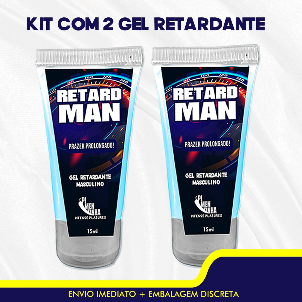 Kit com 2 gel Retard Man Sex Shop Demore a Gozar em Oferta na Shopee