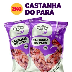 Castanha do Pará 2Kg Quebrada/Pedaços - P&P