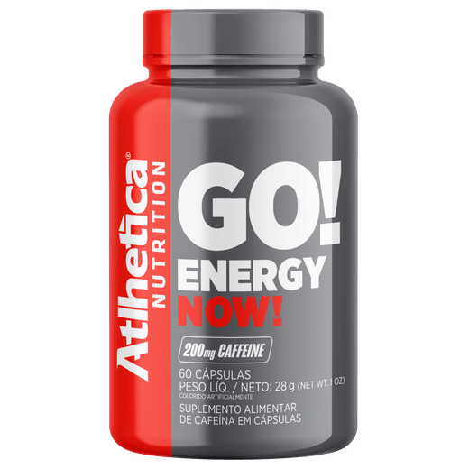 Go! Energy Now Cafeína 60 Caps - Atlhetica Nutrition