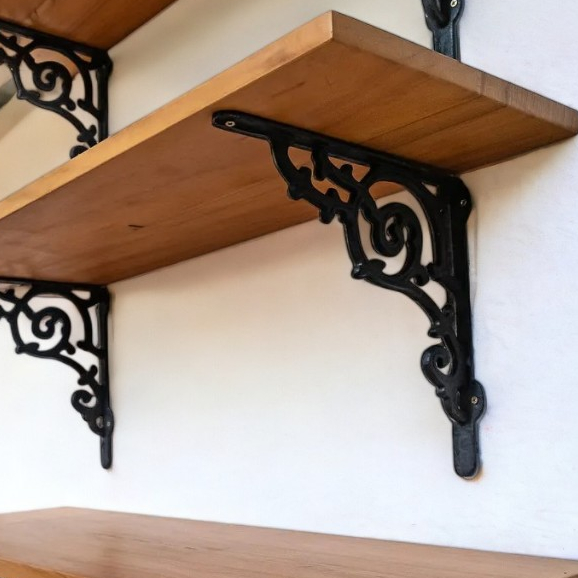 Mão Francesa De Ferro Suporte Para Prateleira Cantoneira De Ferro  Suporte Decorativo Resi...