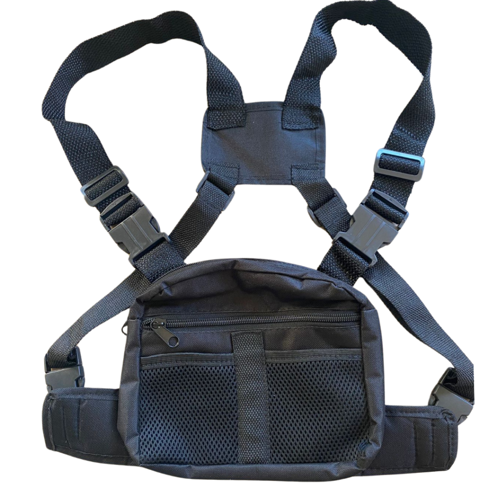 Bolsa De Peito pochete Motoboy Masculina Unissex Colete Sholder Bag Peitoral promoção