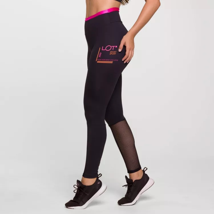 Calça Legging Fitness Poliamida Feminina Preta Calça Treinar Malhar Lisa Básica Estampas Variadas