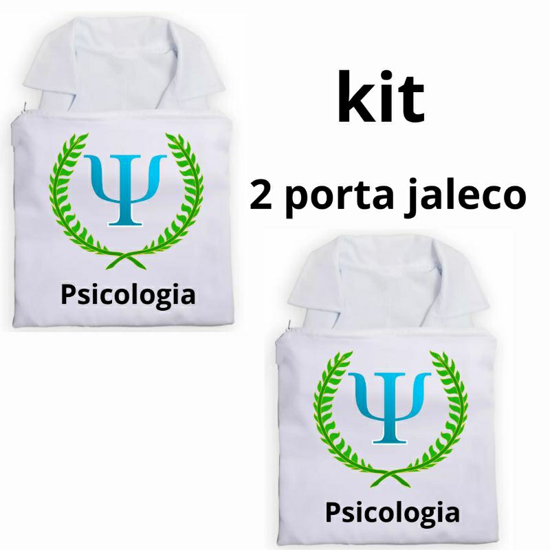 Porta Jaleco Psicologia -2 peças