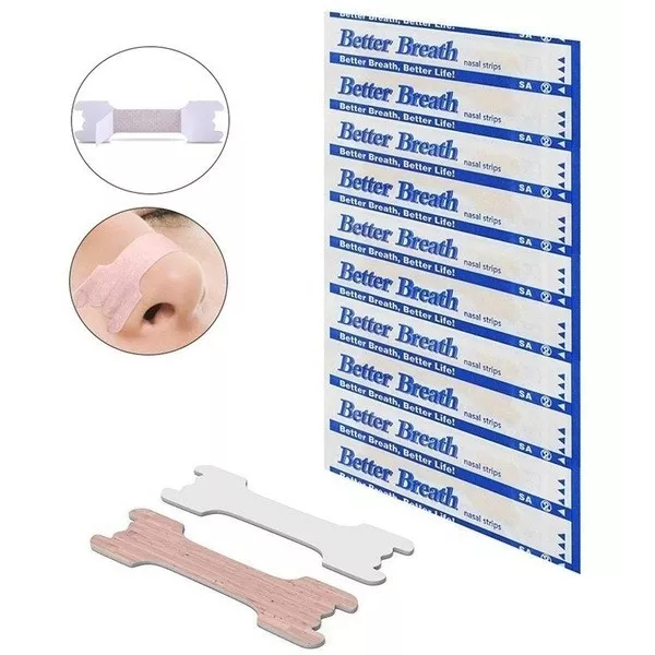 10 Dilatador Nasal Original Marca Better Breath para Respirar Melhor Anti Ronco
