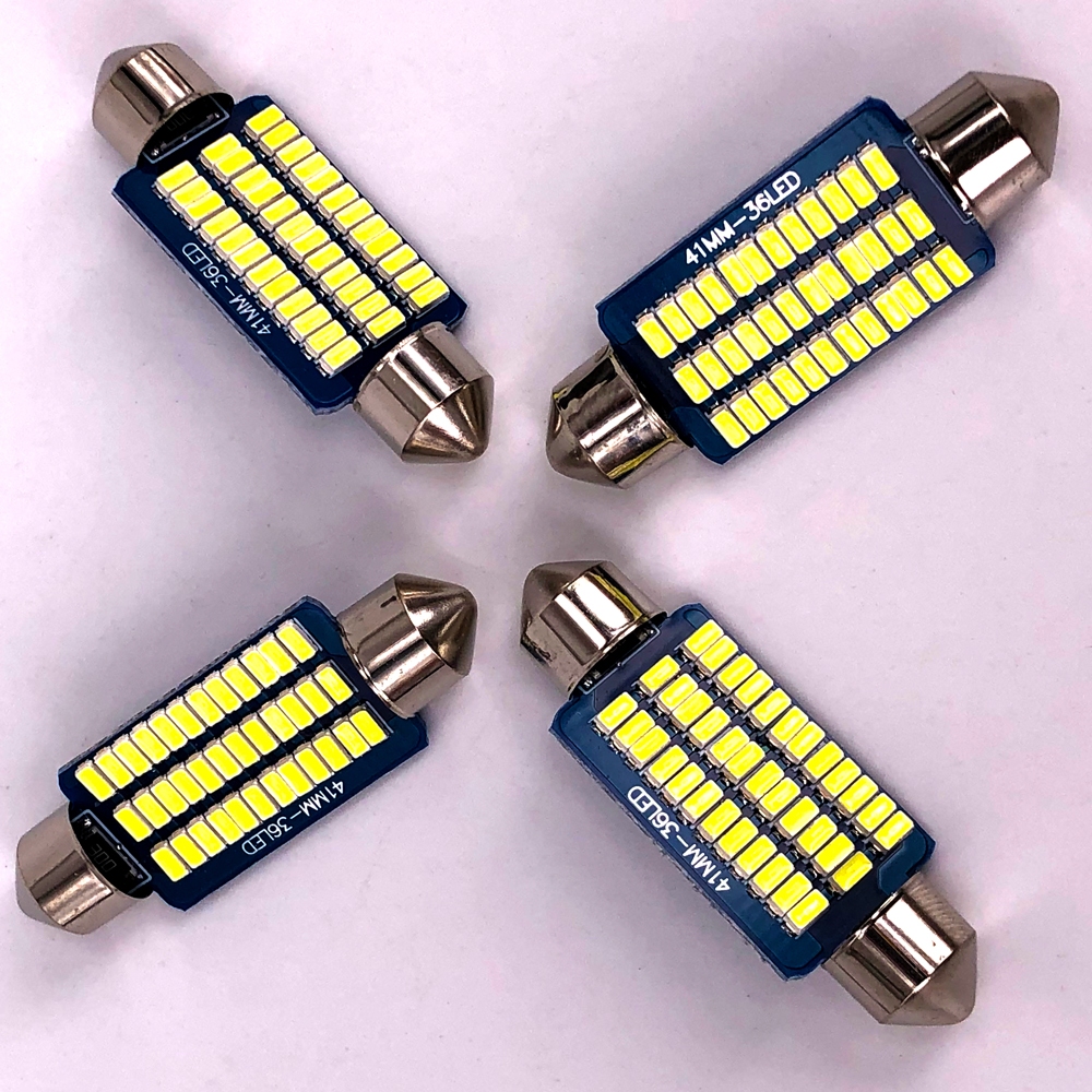 3x Lampada Led Torpedo Branco 31mm, 36mm, 39mm, 41mm, 30 Leds Teto Ou Placa 12v — imagem 2 de 2