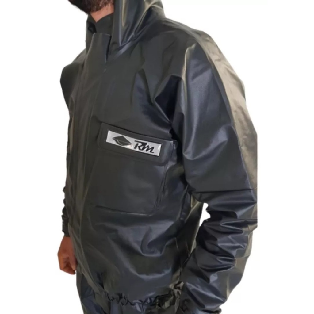 SOMENTE Jaqueta De Chuva Para Motoqueiro Impermeavel PVC Motoboy RM