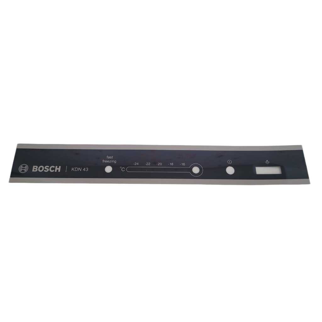Adesivo Controle Temperatura Refrigerador Bosch KDN43 606341