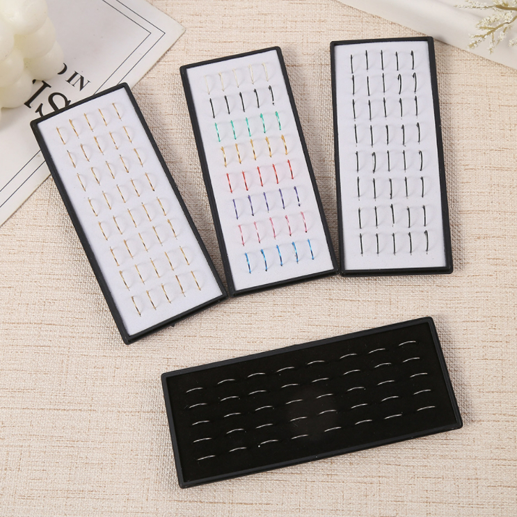 Piercing De Argolinha Para Nariz Em Aço Caixa 40 Unidades/colorido/preto/prateado/dourado