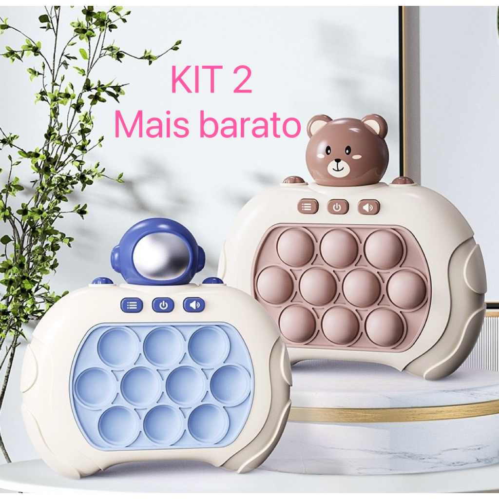 Push Pop It Popet Bubble Máquina Sensorial Anti-Tensão De Brinquedos Gopher em Oferta na Shopee