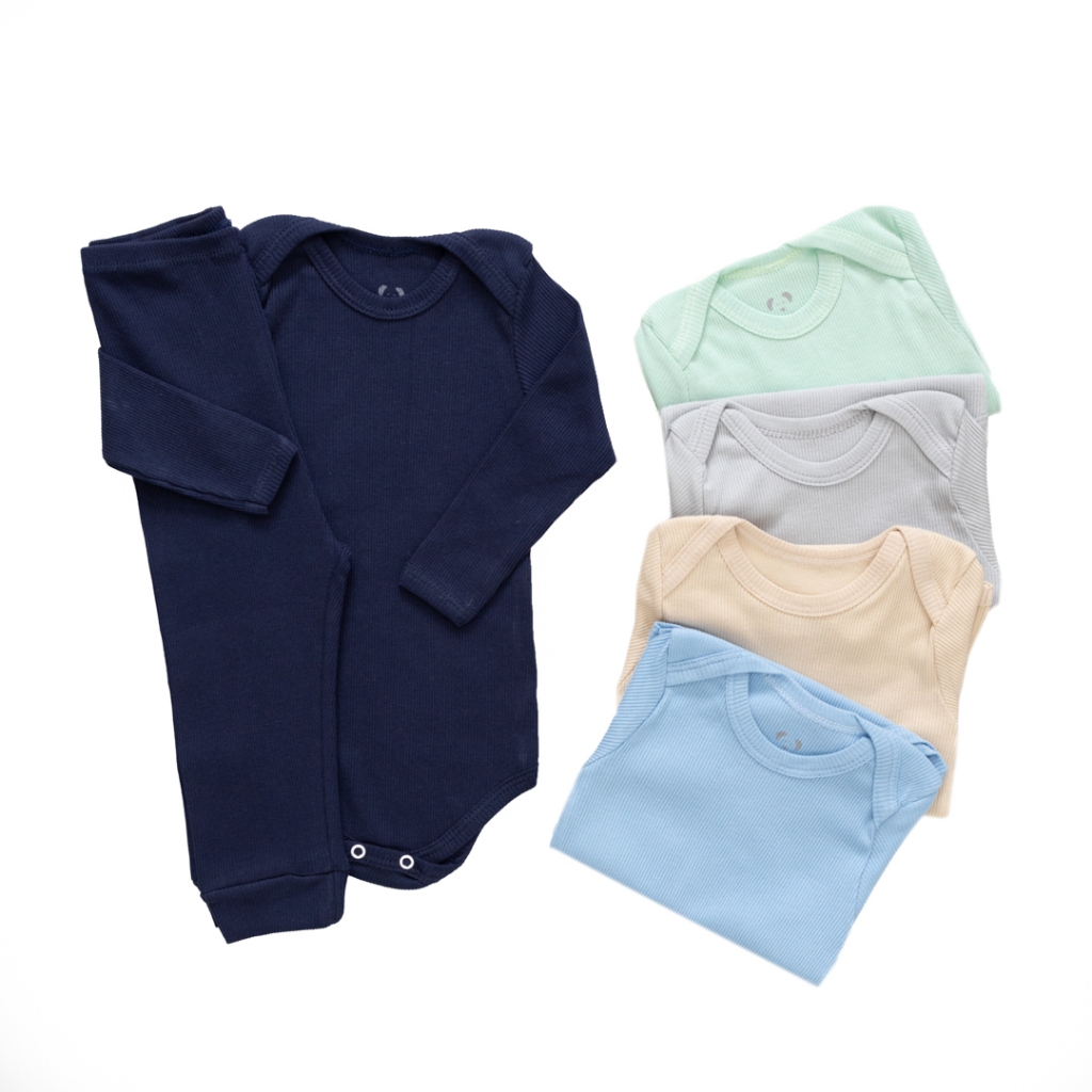 Kit 5 Conjunto Body Canelado Pagão Menino em Oferta na Shopee