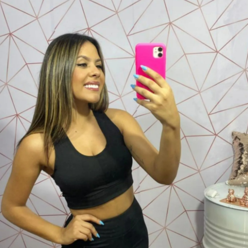 Conjunto Top e Calça Legging Suplex Cintura Alta Academia Fitness Musculação Sem Bojo Nadador Regata Feminino Roupa Roupas Casuais e Treino