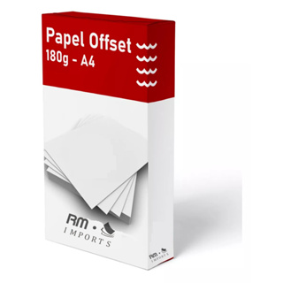 Papel Offset 180g - A4 Branco - 500 Folhas em Oferta na Shopee