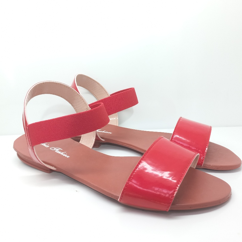 sandalia feminina rasterinhas com trazeiro de elástico daleia fashion sempre na moda