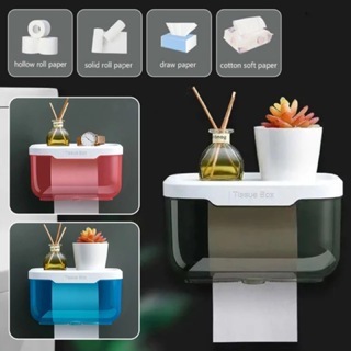 Suporte De Papel Higiênico De Parede À Prova D 'Água Multifuncional