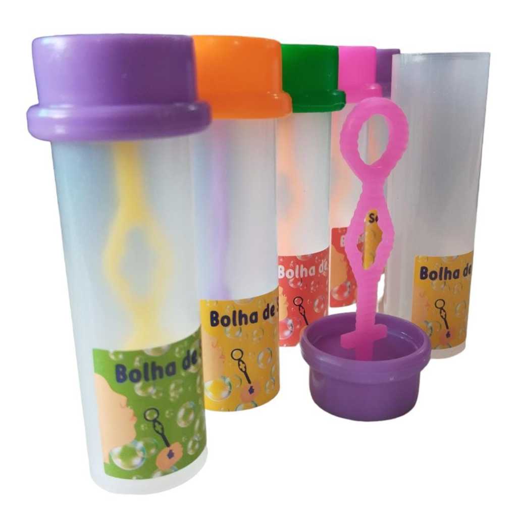 5 Tubo Tubete Para Bolha de Sabão Brinquedo Infantil Para Kit Festa Lembrancinha Aniversario Prenda em Oferta na Shopee