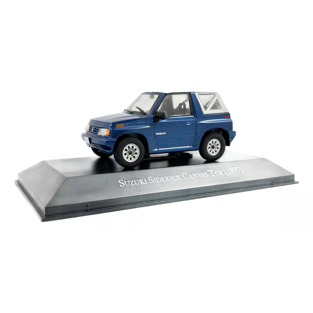 MINIATURA - ESCALA 1:43 - VEÍCULOS INESQUECÍVEIS DO BRASIL - SUZUKI SIDEKICK CANVAS TOP 1995